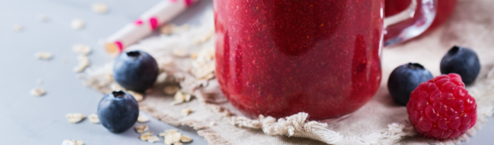 Batido de frutos rojos