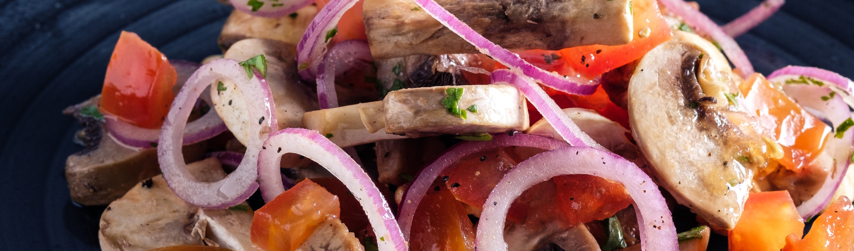 Ceviche de champiñones