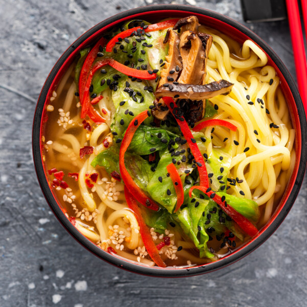 Ramen de vegetales