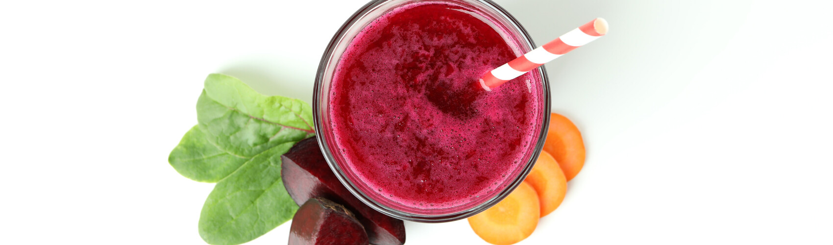 Shot de jugo de vegetales-remolacha